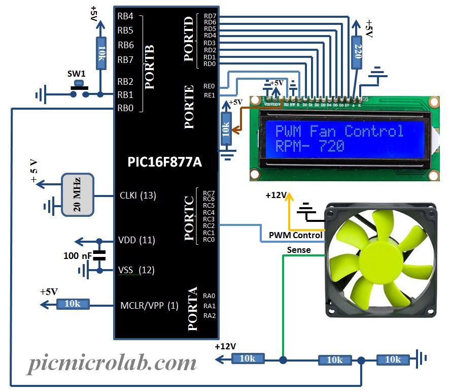 Pwm Fan Controller  U2013 Picmicrolab