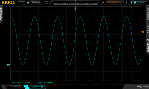 AD9850 8.1KHz Sine Wave DS2072