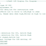 128x64 LCD Display Pin Diagram