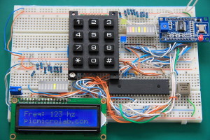 AD9850 Signal Generator PIC16F877A Prototype Board