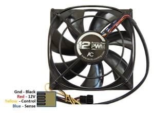 Arctic Cooling F12 PWM 120 mm Fan Pinout