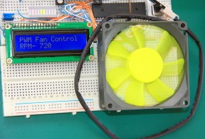 PWM Fan Controller Prototype Breadboard