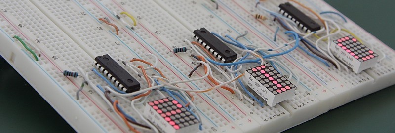 3 Digit Dot Matrix Display SPI