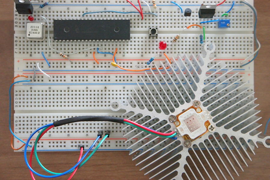 High Power LED Controller Prototype Board