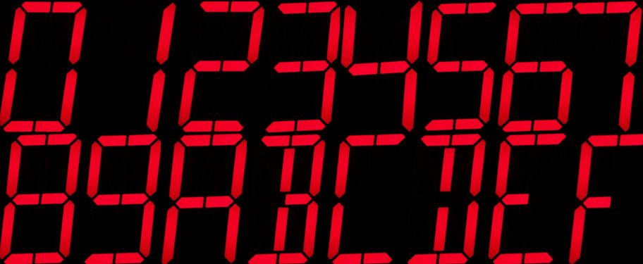 Alphanumeric Display Driver Digits