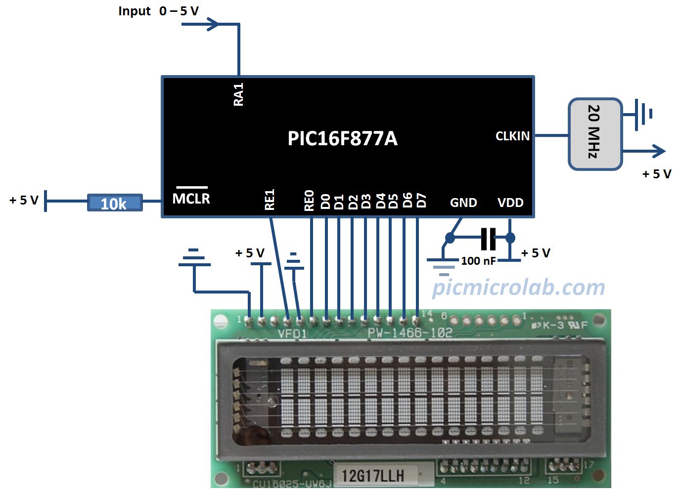 Bargraph-Voltmeter-Schematic