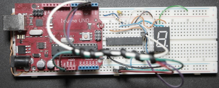 Arduino-7-Segment-LED-Display-MAX7219-Prototype-Board