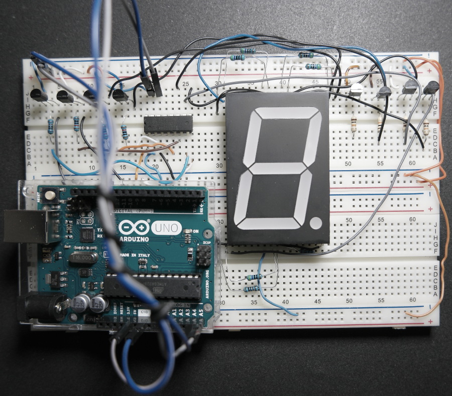 7-Segment-LED-Display-PCF8574-I2C-Arduino-Prototype-Board