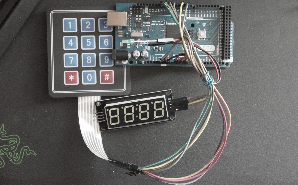Arduino-4-Digit-LED-7-Segment-Countdown-Timer-Board