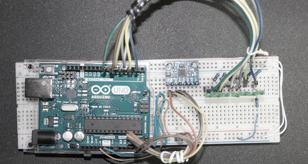 Arduino-Digital-Level-MPU-6050-Prototype-Board