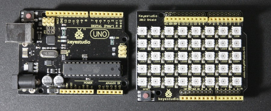 Basic-counter-with-RGB-LED-2812-Pixel-Matrix-Shield-Board