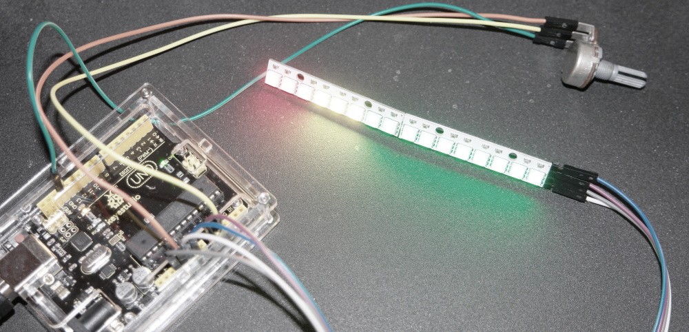 RGB LED Bar Graph for Arduino Featured Image