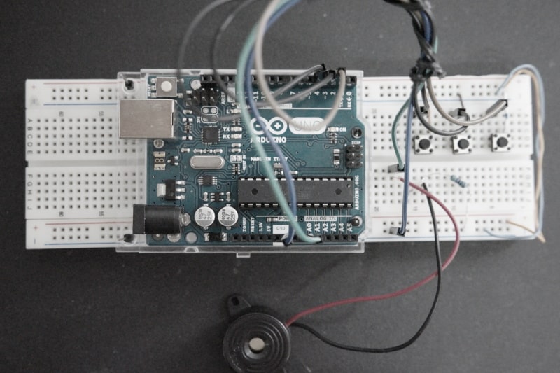Making a siren using Arduino Prototype Board