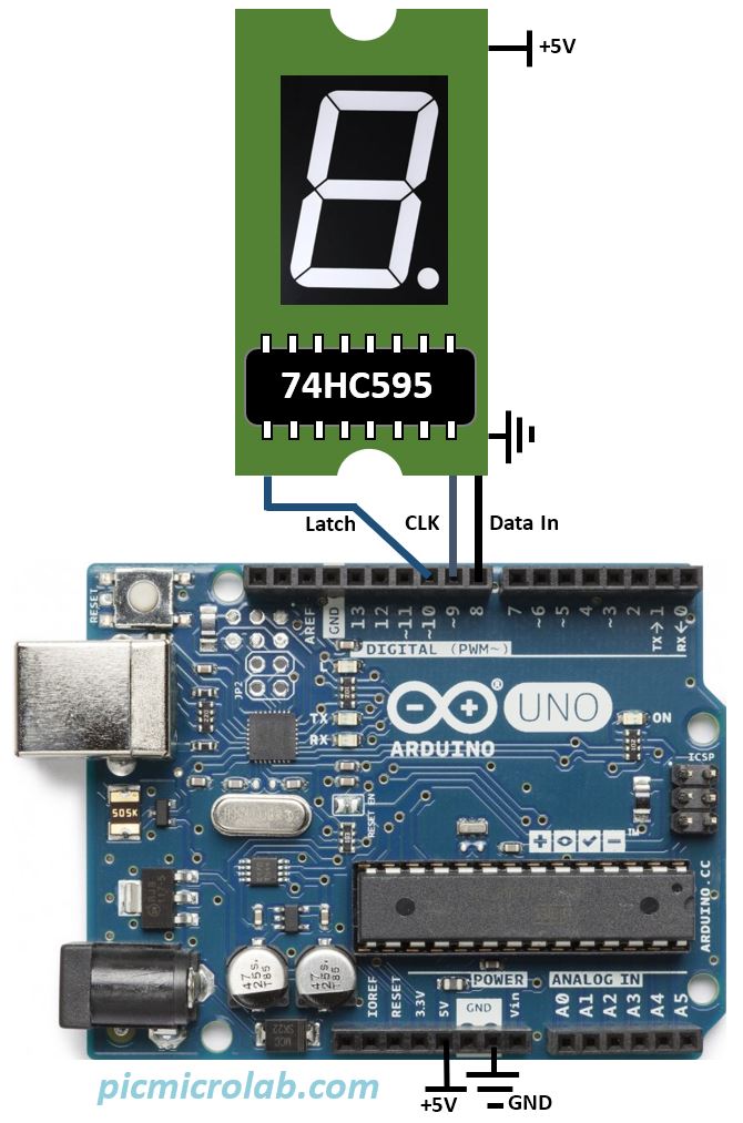 Arduino-with-74HC595-and-7-Segment-Schematic